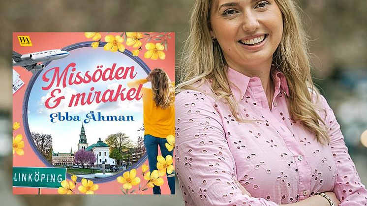 Bild på Ebba Åhman, författare till feelgoodromanen "Missöden och mirakel"