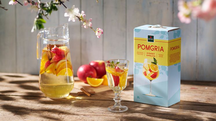Pomgria, ett svenskt äppelvin i sangria-stil