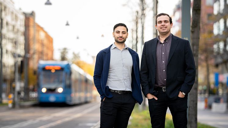 Elias Kirilmaz, affärschef samt Mani Sanaei Nurmi, affärsutvecklingschef