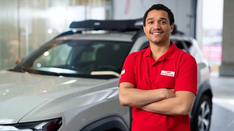 Foto: Alex Sellström, ekonomiassistent på Carglass®.