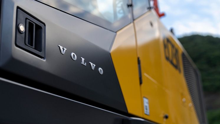 Volvo grävmaskiner - exteriör