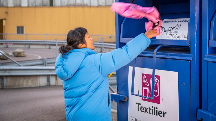 Nu utökar vi textilinsamlingen i flera kommuner