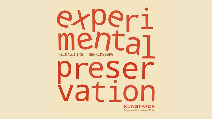 Welcome to Konstfack University of Arts, Crafts and Design at Greenhouse/Stockholm Furniture Fair