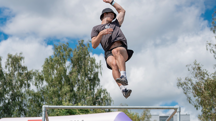 Joel Vaissi från Malmö ny svensk mästare i parkour