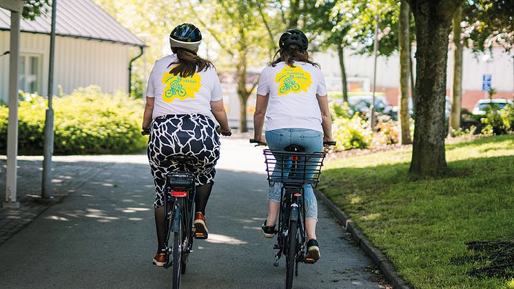 Många utmanade sina resvanor till jobbet genom Cykelutmaningen. Foto: Sölvesborgs kommun