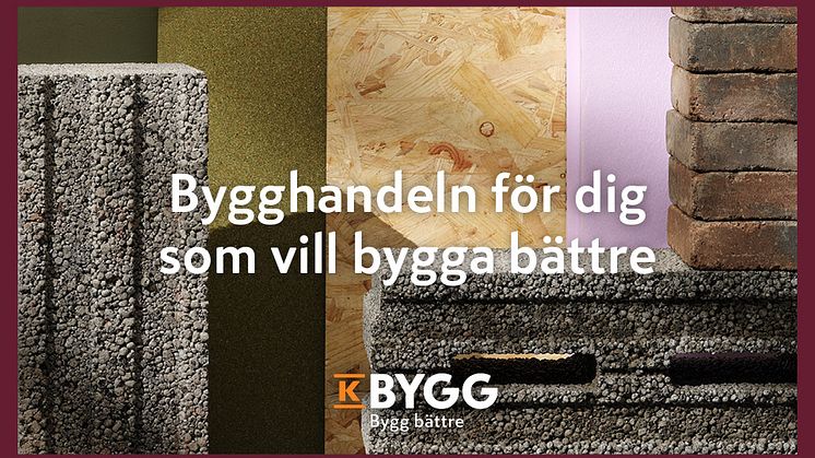 K-Bygg är bygghandeln för de byggproffs och hemmabyggare som vill bygga bättre - nu samarbetare de med mediabyrån DNA för att stärka varumärket. 