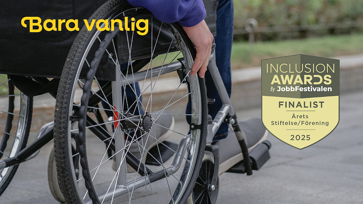Bara Vanlig är finalister i kategorin - Årets Stiftelse/Förening i Inclusion Awards 2025!