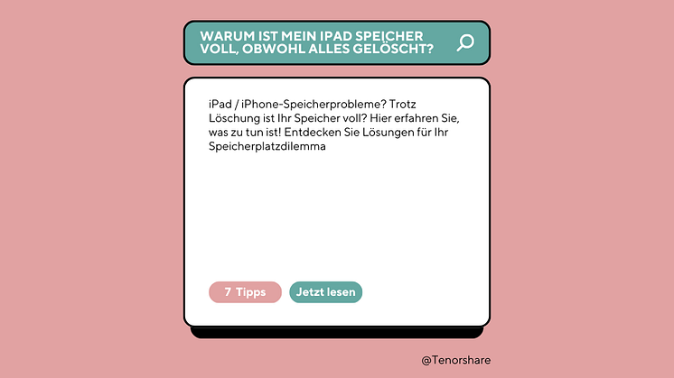 Warum ist mein iPad Speicher voll, obwohl alles gelöscht? 7 Schnelle Tipps