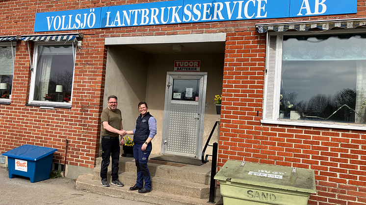 Vollsjö Lantbruksservice ansluter till Powered by Kramp – stärker erbjudandet med snabb service och starkt partnerskap