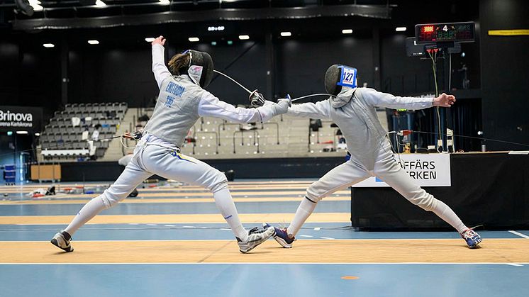 Ungdoms-SM i fäktning. Foto: Oscar Larsson / Svensk Fäktning 