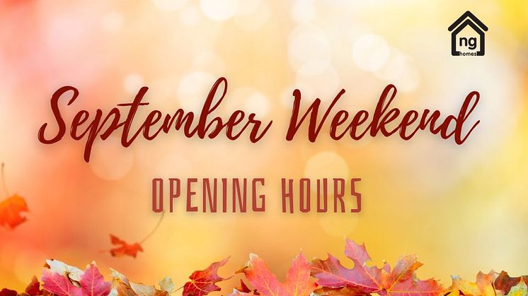 Enjoy the Glasgow September Weekend – We're here if you need us.