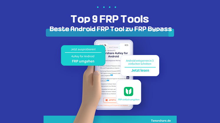 Beste Android FRP Tool zu FRP Bypass im Jahr 2024
