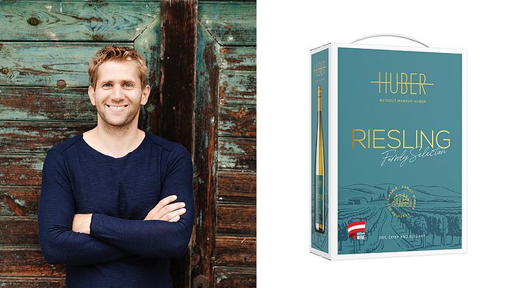 Huber Riesling Family Selection 1,5 Liter Box lanseras i Systembolagets fasta sortiment 2:a juni 2025