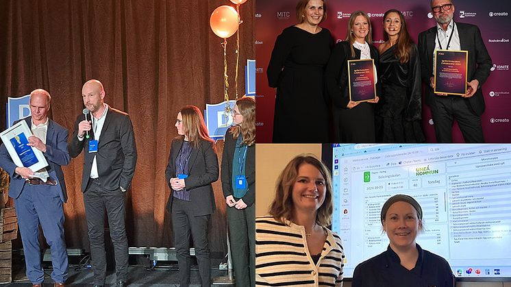 Äldreomsorgen i Umeå kommun vann titeln som Bubblare vid Mötesplats Digitala Västerbotten och får coachning av Digital Impact North. Umeå kommun och Uminova Innovation prisades också för sitt stöd till startups vid Ignite Awards 2024.