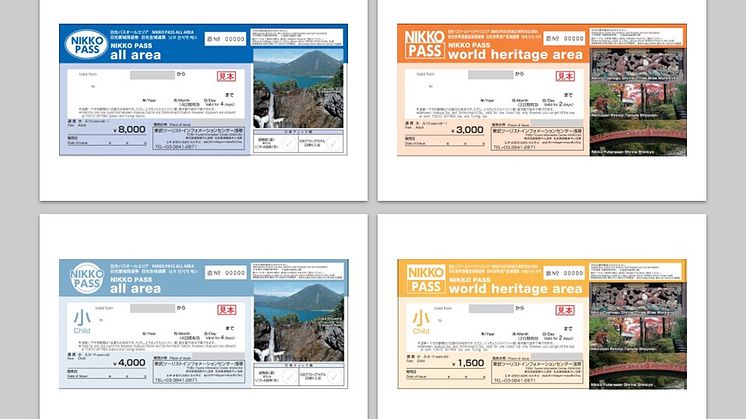 Tobu Railway Announces a Price Revision on the "NIKKO PASS All Area" and "NIKKO PASS World Heritage Area," from April 20, 2025