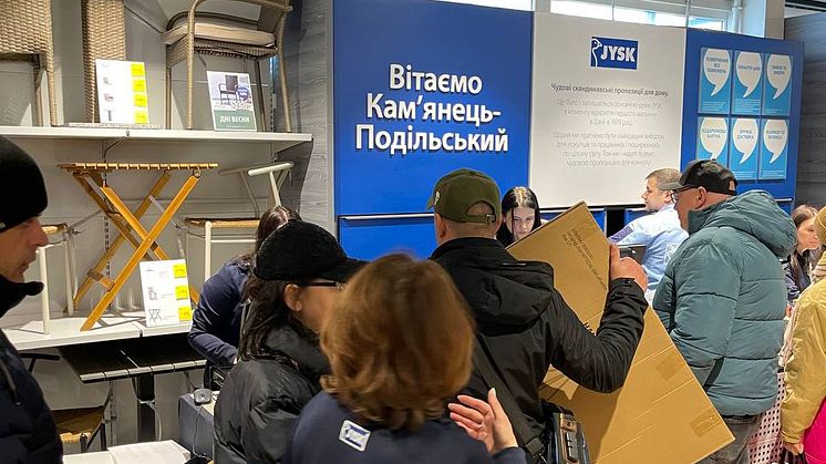 Скандинавський комфорт у новому форматі: JYSK відкрив оновлений магазин у Кам’янці-Подільському