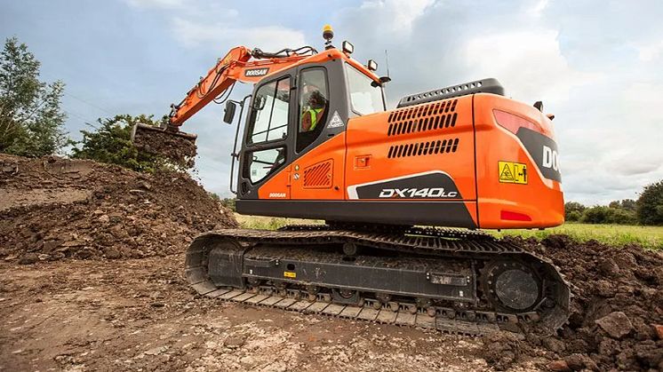 Leistungsstarke Doosan Bagger 14 Tonnen für anspruchsvolle Erdarbeiten