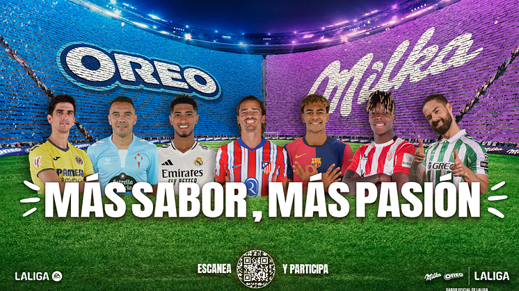 OREO y Milka sortean junto a LALIGA abonos para la temporada con más sabor que nunca