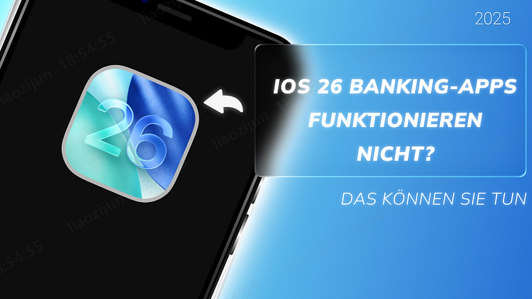 ios 26 beta bank apps probleme