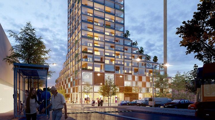 Visionsbild, Arkitekt Kirsh + Dereka Arkitekter