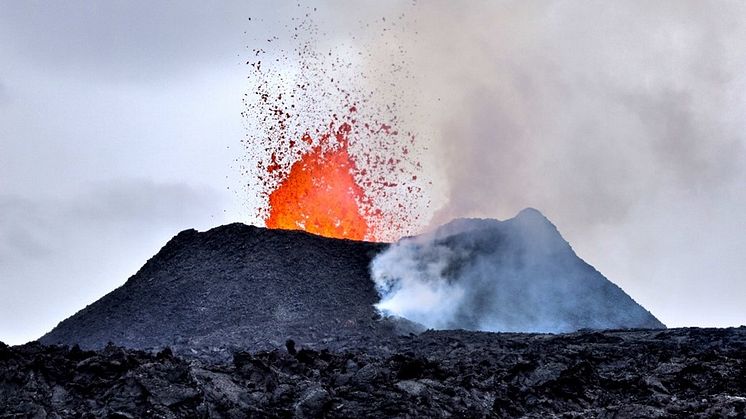 The 2024 Sundhnúkur eruption – main cone. Photo by L. Krmíček