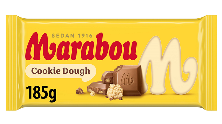 Mondelēz International tekee takaisinvedon Marabou Cookie Dough 185g-tuotteelle 