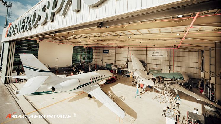 Dassault Falcon F2000EX EASy at AMAC Aerospace Turkey, Istanbul