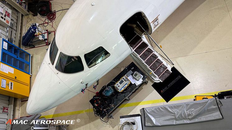 Dassault Falcon F7X at AMAC Aerospace Turkey, Istanbul