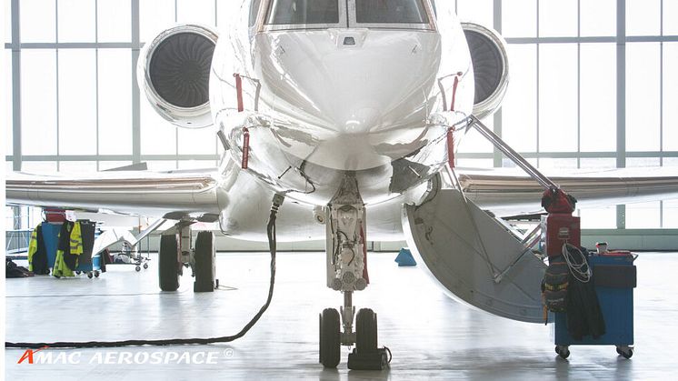 Gulfstream G650 at AMAC Aerospace Switzerland