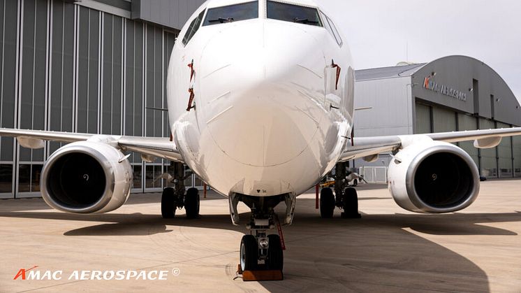 Boeing B737 at AMAC Aerospace Switzerland