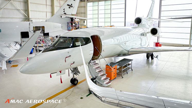 Dassault Falcon F7X at AMAC Aerospace Turkey, Istanbul