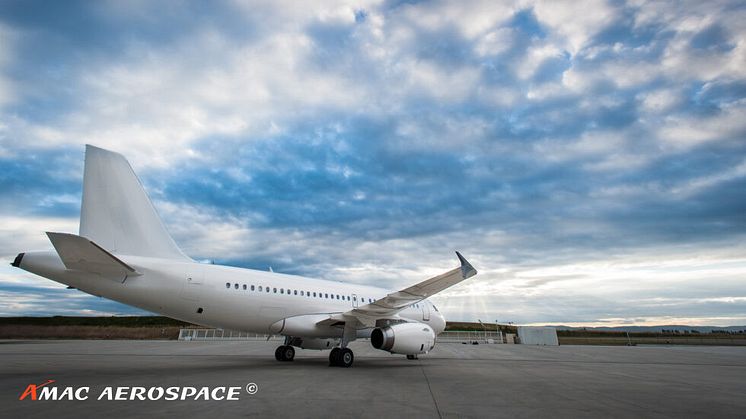 Airbus A319 at AMAC Aerospace Switzerland 