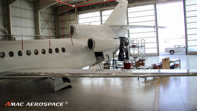 Dassault Falcon F7X at AMAC Aerospace Turkey, Istanbul