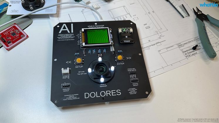 The PCB with a micro controller for use with DPP and whatt.io