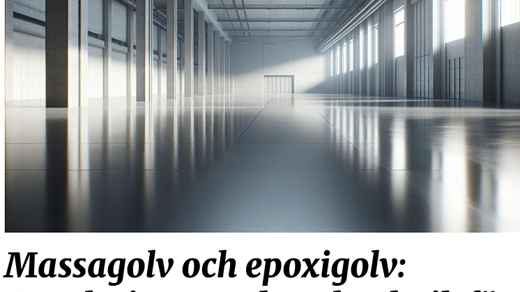 Massagolv och epoxigolv