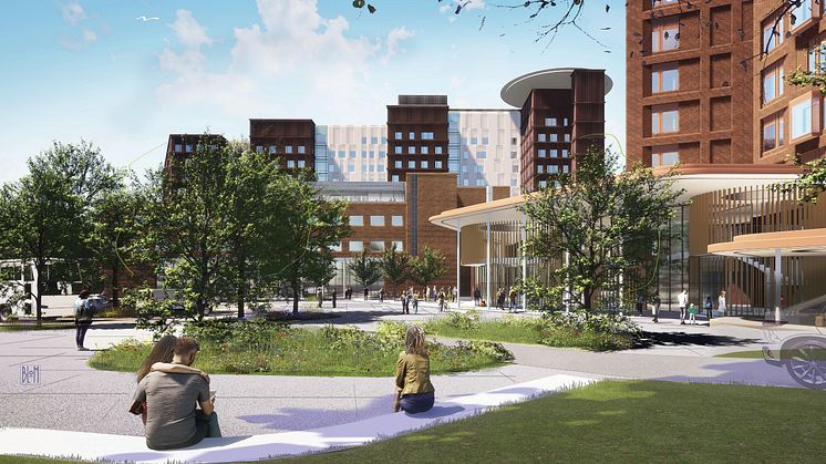 Rikshospitalet adkomst fra øst 