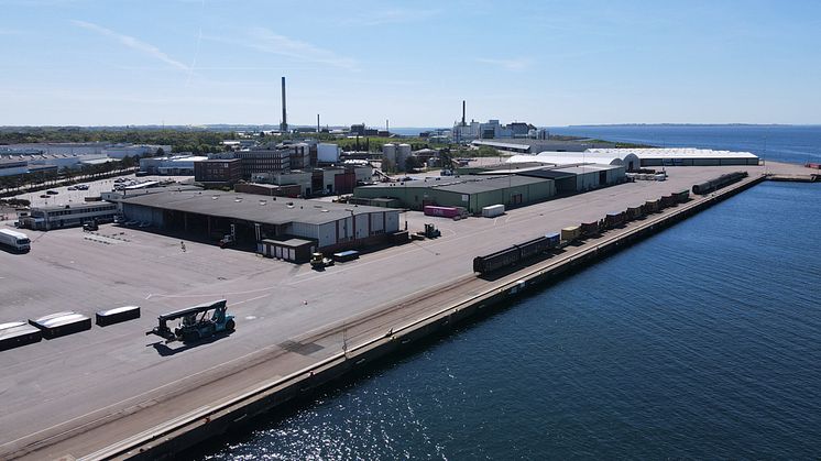 Pendeln har rullat in på Skånterminalen i Helsingborgs Hamn sedan 1993.