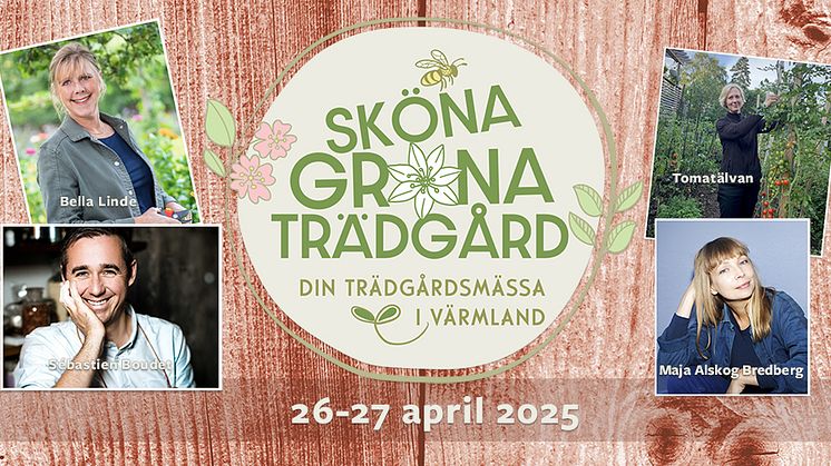 På Sköna Gröna Trädgård 2025 får du lyssna till bland andra Bella Linde, Sébastien Boudet, Tomatälvan och Maja Alskog Bredberg