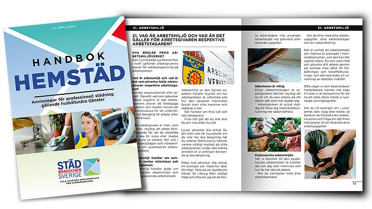 Köp Handbok hemstäd för att öka kompetensen bland dina medarbetare