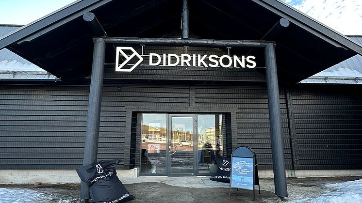 Didriksons öppnar ny butik i Sälen – premiär under sportlovsveckorna