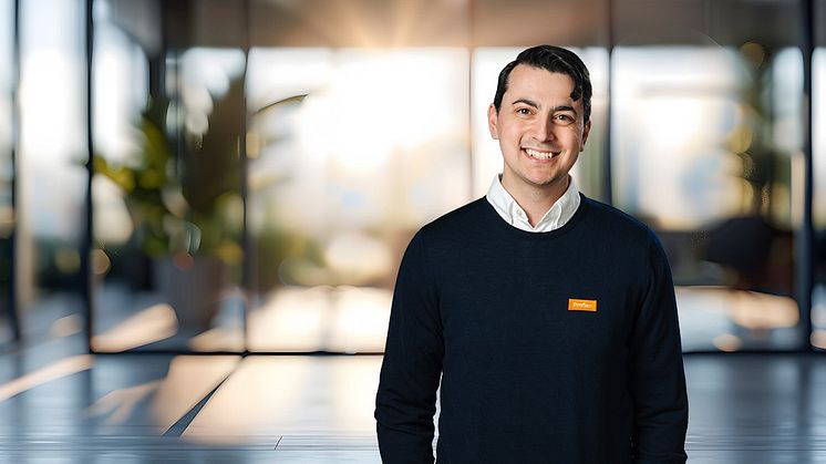 Kevin Malajesku som är ny Account Manager i region väst ser fram emot att träffa kunder och att lära sig ett nytt produktsortiment.