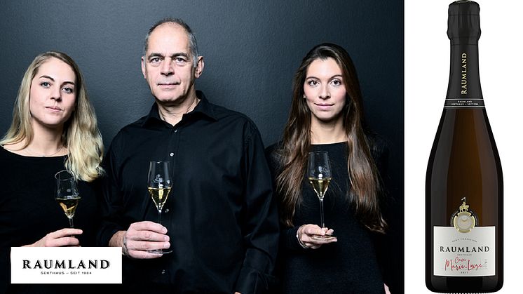 Volker Raumland med döttrarna Katharina och Marie-Luise