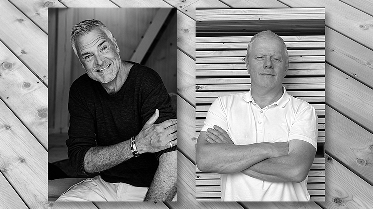 Ernst Kirchsteiger och CALVEAs grundare Ronny Svanströmer
