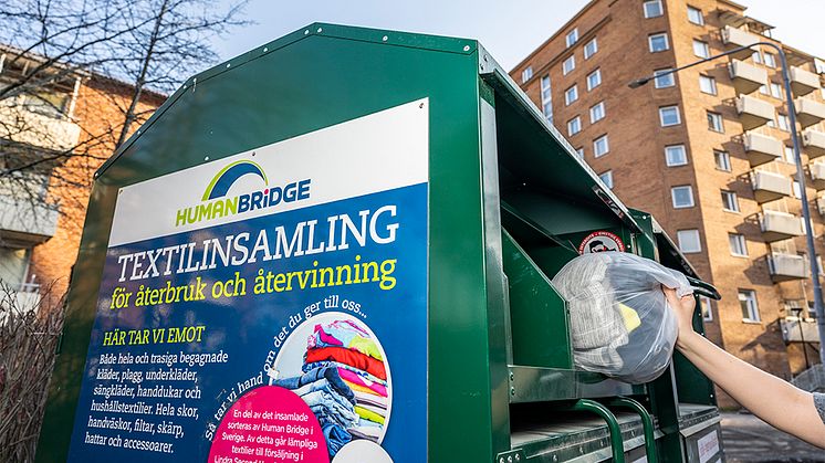 41 ton textilier insamlade under 2024