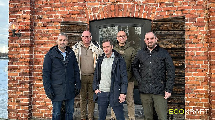 Från vänster: Marcus Boje, Stefan Johansson, Peter Wigren, Rickard Wendt, Torgny Ulfving.