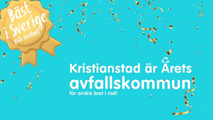 Kristianstad – Bäst i Sverige på avfall igen!