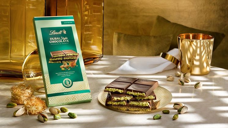 NYHET! LINDT & SPRÜNGLI LANSERAR LINDT DUBAI STYLE CHOCOLATE I SVERIGE