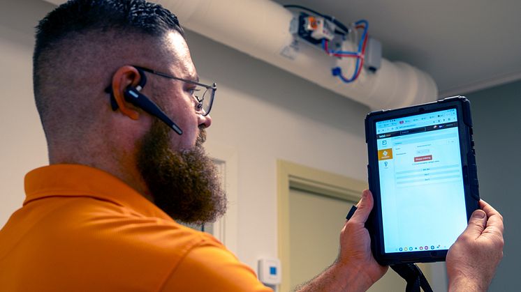 Tor Halvorsen, ventilationstekniker på VXPro AB, har använt Celsicom V600 för flera större injusteringsjobb. 