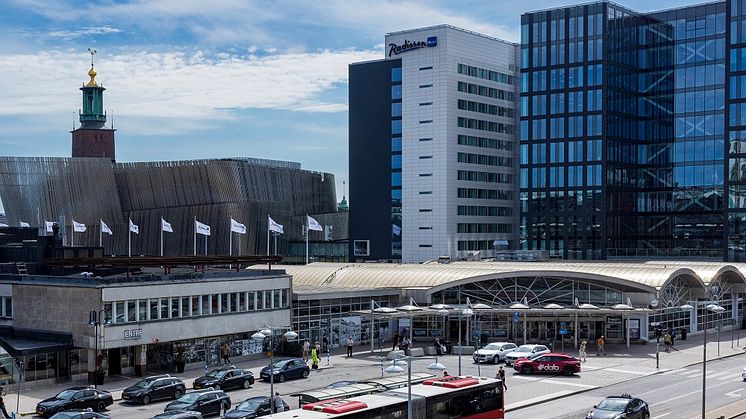 Radisson Blue Royal Viking Hotel är beläget på Vasagatan i Stockholm.