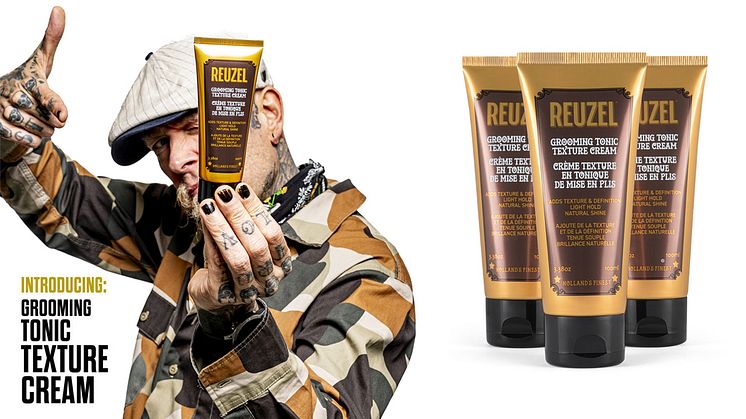 Reuzel Grooming Tonic Texture Cream - för lätt stadga, textur och definition
